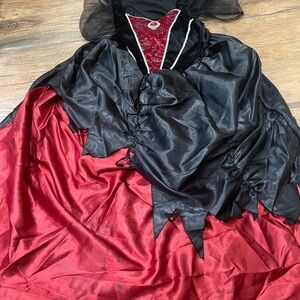 Elegant Black and Red Dress